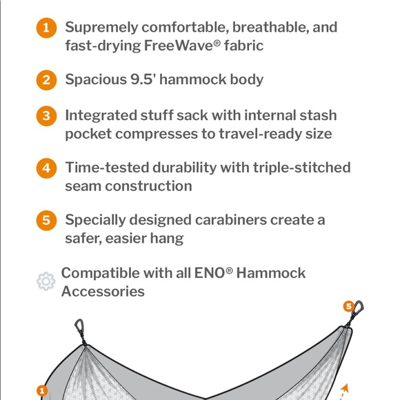DoubleNest® Hammock and free Atlas Suspension System - Picture 4 of 5